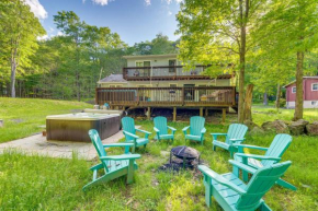Pet-Friendly Pocono Lake Oasis with Hot Tub!